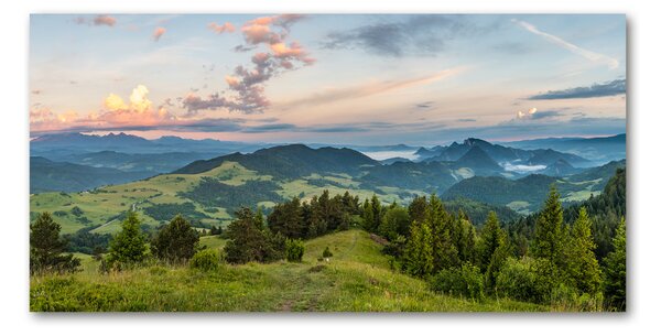 Imagine de sticlă Panorama Pieniny