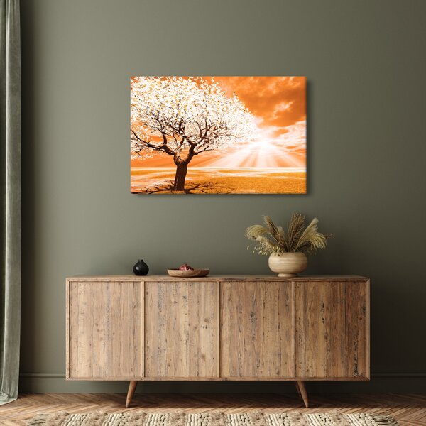 Tabloul cu pomul portocaliu (90x60 cm)