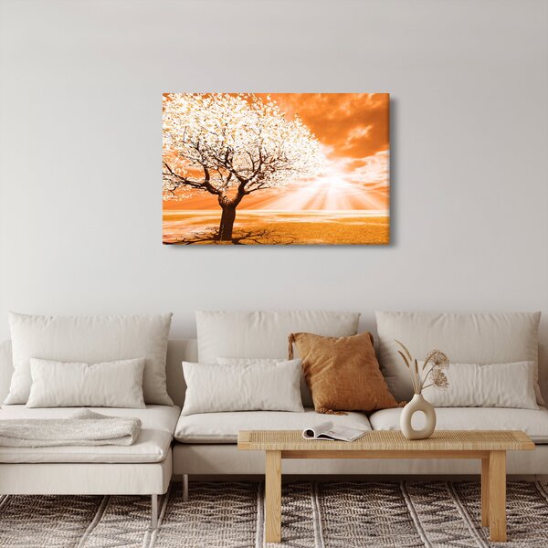 Tabloul cu pomul portocaliu (90x60 cm)
