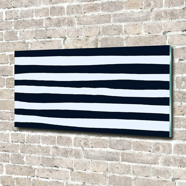 Tablou pe pe sticlă fundal Striped