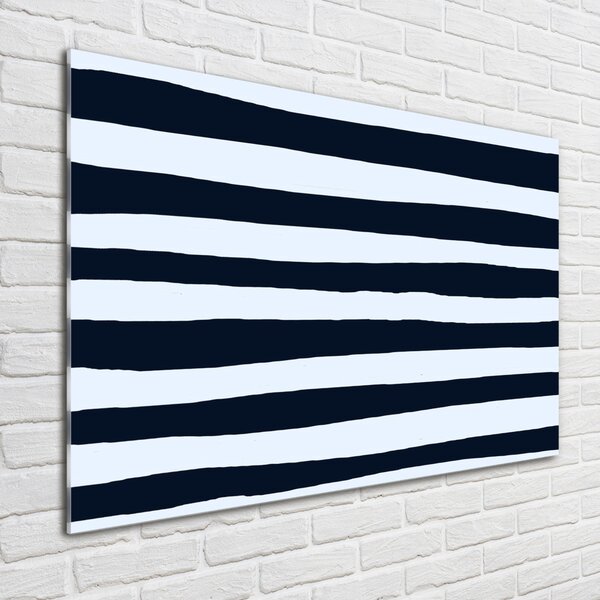 Tablou pe pe sticlă fundal Striped