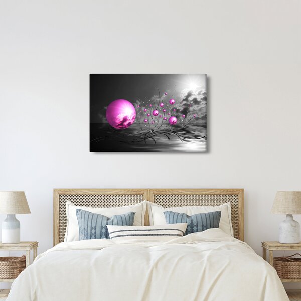 Tabloul bilelor roz (90x60 cm)
