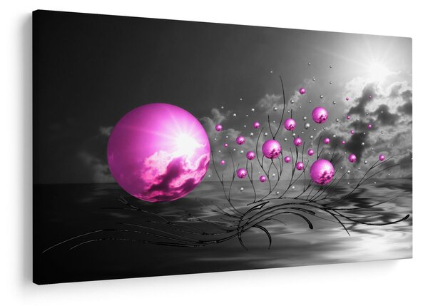 Tabloul bilelor roz (90x60 cm)