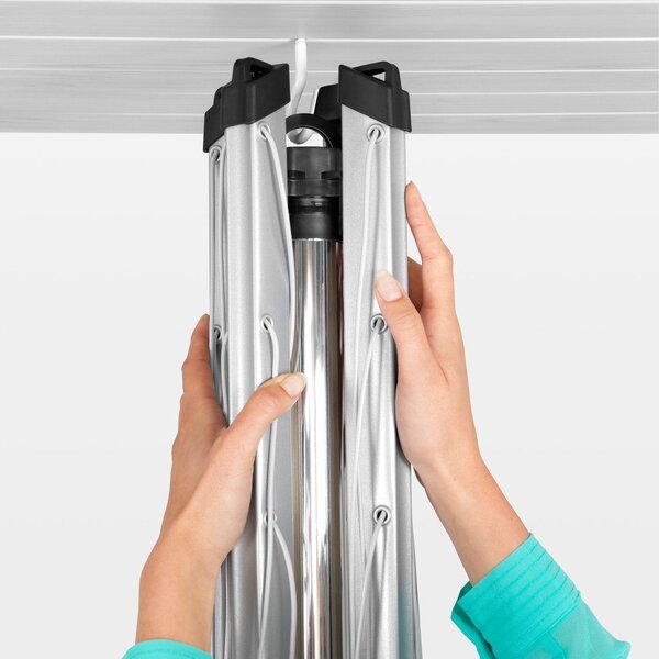 Uscător de rufe argintiu pentru grădină 50 m Topspinner – Brabantia