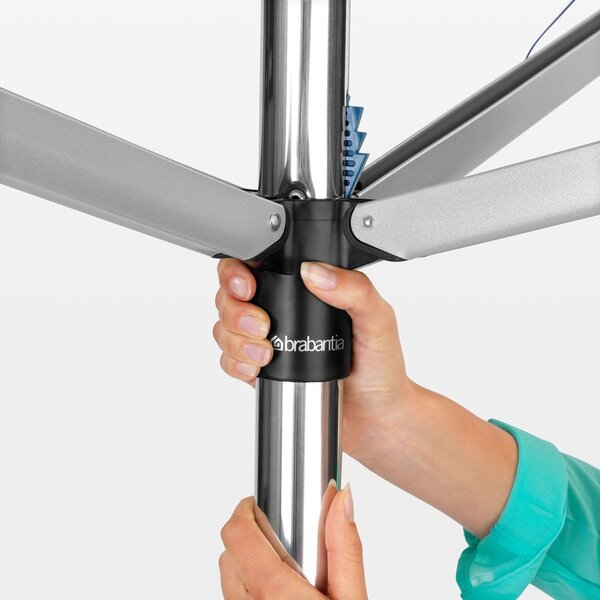Uscător de rufe argintiu pentru grădină 50 m Topspinner – Brabantia