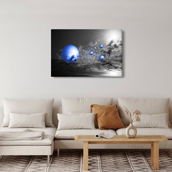 Tabloul bilelor albastru închis (90x60 cm)