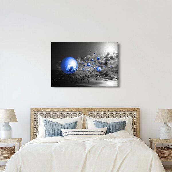 Tabloul bilelor albastru închis (90x60 cm)