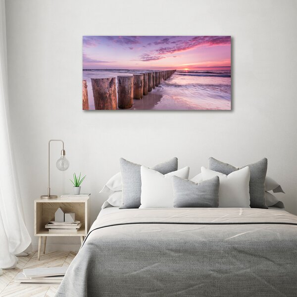 Imprimare tablou canvas zăgaz din lemn