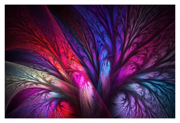 Tabloul abstract cu copacul (90x60 cm)