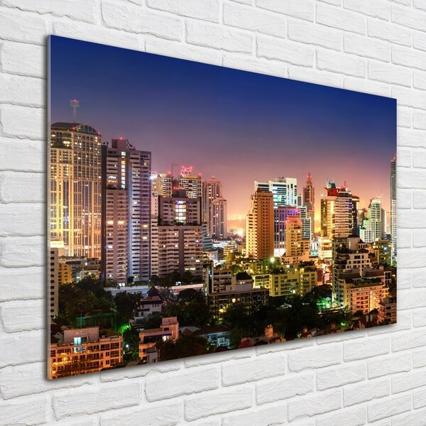Tablou sticlă Bangkok noapte