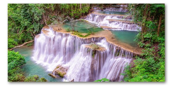 Fotografie imprimată pe sticlă Thailanda cascadă