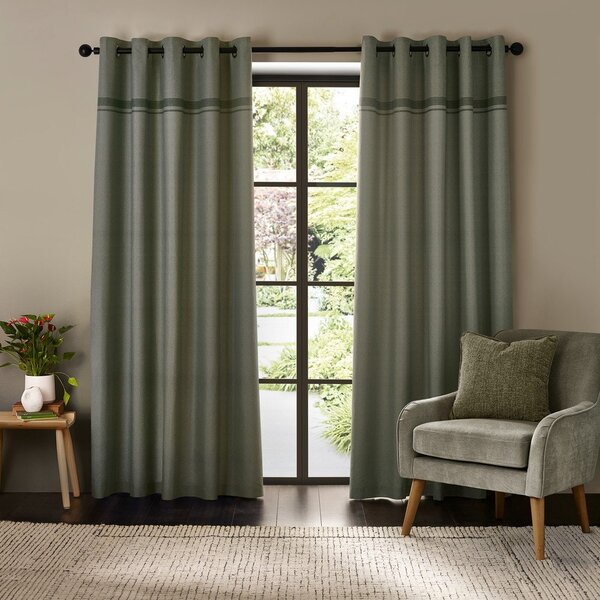 Draperii verzi 2 buc. 117x183 cm Melville – Catherine Lansfield