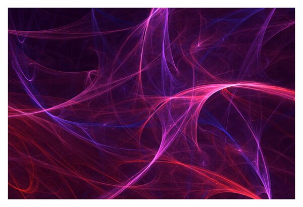Tabloul abstract cu linii curbe (90x60 cm)