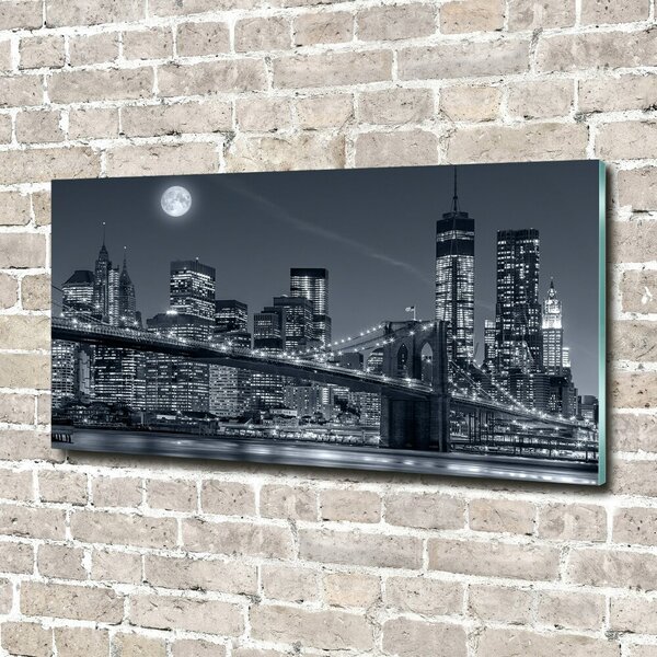 Tablou pe pe sticlă Manhattan New York City