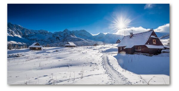 Fotografie imprimată pe sticlă Hale Tatry