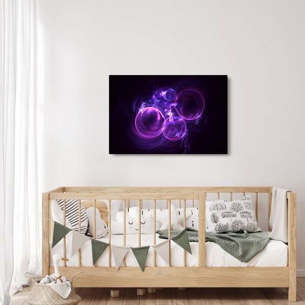 Tablou abstract cu bulbuci (90x60 cm)
