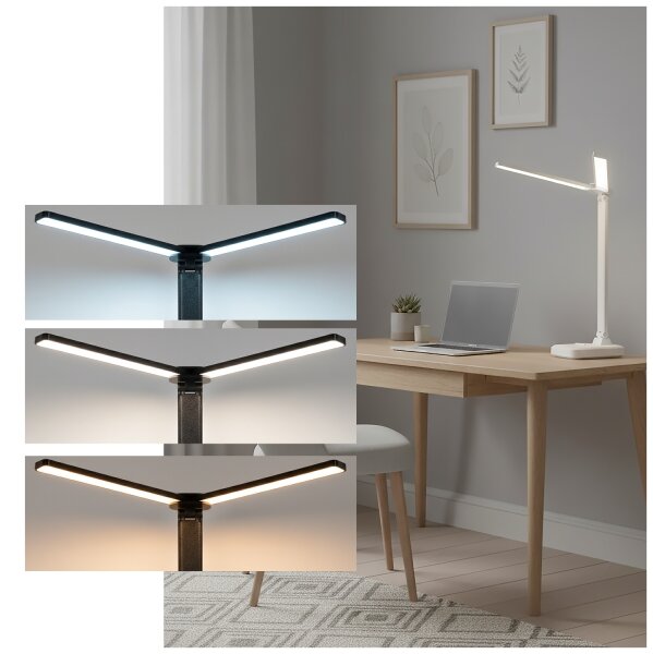 Brilagi - Lampă de birou LED dimabilă MODO DUO LED/8W/5V 3000/4000/6500K albă