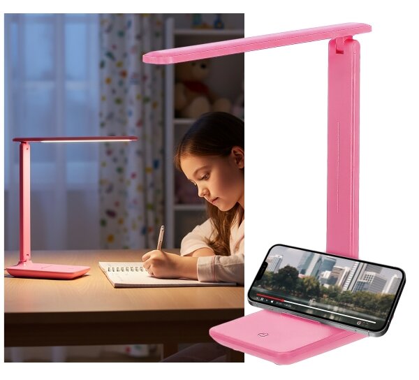 Brilagi - Lampă de masă LED reglabilă MODO LED/7W/230V 3000/4000/6500K roz