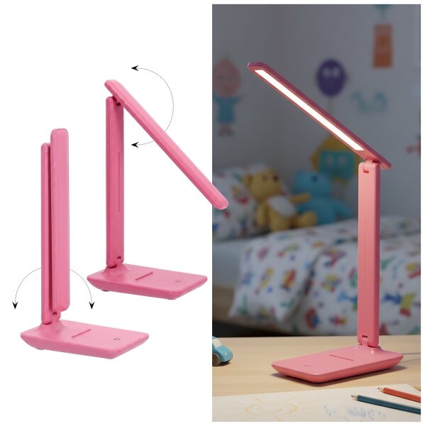 Brilagi - Lampă de masă LED reglabilă MODO LED/7W/230V 3000/4000/6500K roz