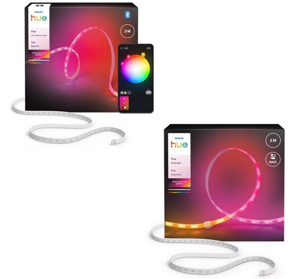 Philips - Bandă LED RGBW reglabilă Hue FLUX 3+2m LED/48,5W/230V 2200-6500K