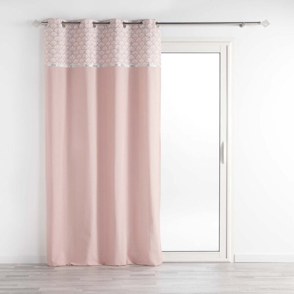 Draperie roz-deschis din bumbac 140x240 cm Artchic – douceur d'intérieur