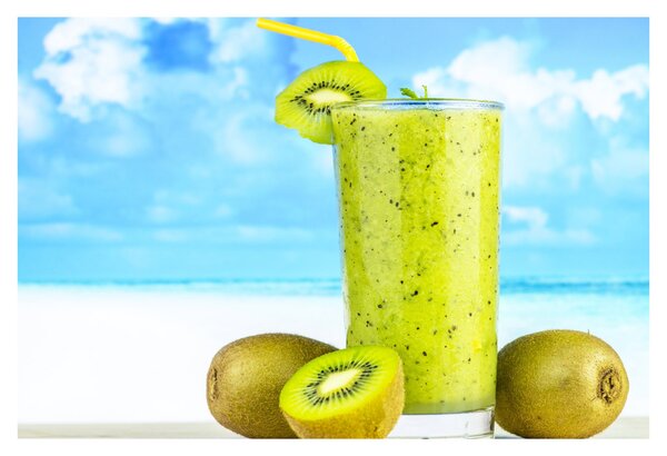 Tablou - smoothie kiwi (90x60 cm)