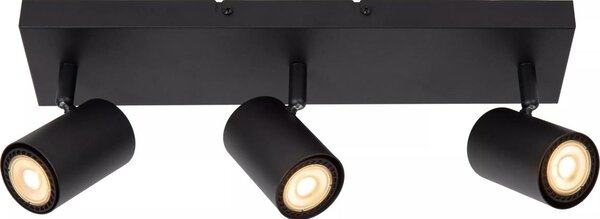 Lucide 53910/03/30 - Lampă spot AMIGO 3xGU10/40W/230V neagră