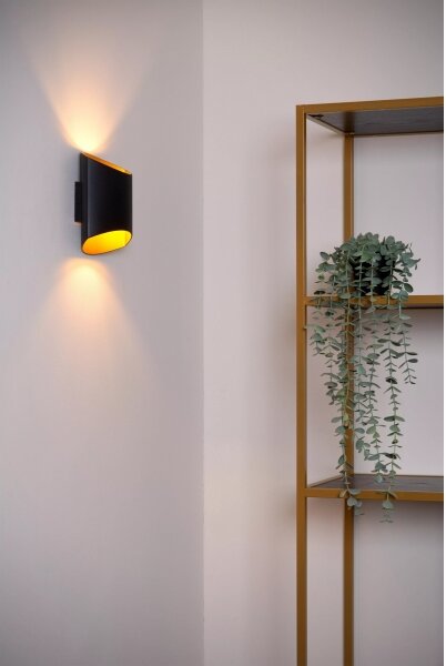 Lucide 09240/01/30 - Aplică de perete DILETTA 1xG9/40W/230V neagră