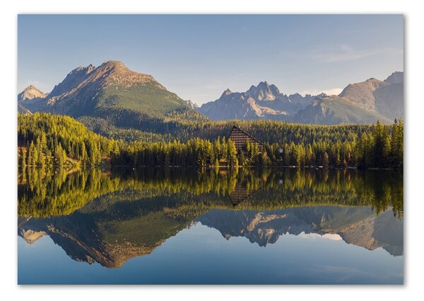 Fotografie imprimată pe sticlă Panorama Tatry