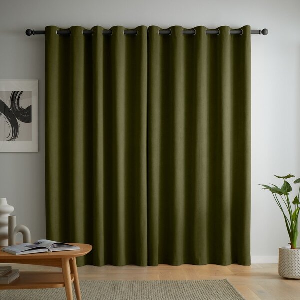 Draperii kaki blackout 2 buc. 117x137 cm Wilson – Catherine Lansfield