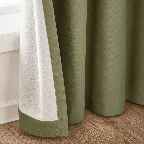 Draperii kaki blackout 2 buc. 117x137 cm Wilson – Catherine Lansfield