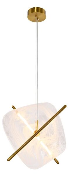 Lustră suspendată pe cablu RELAX LED/15W/230V auriu/alb
