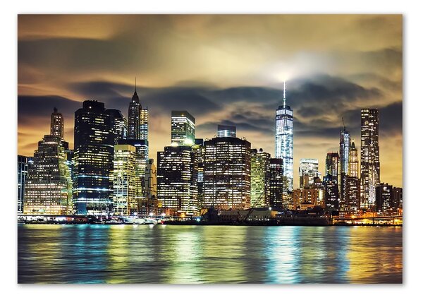 Tablou pe pe sticlă Manhattan New York City