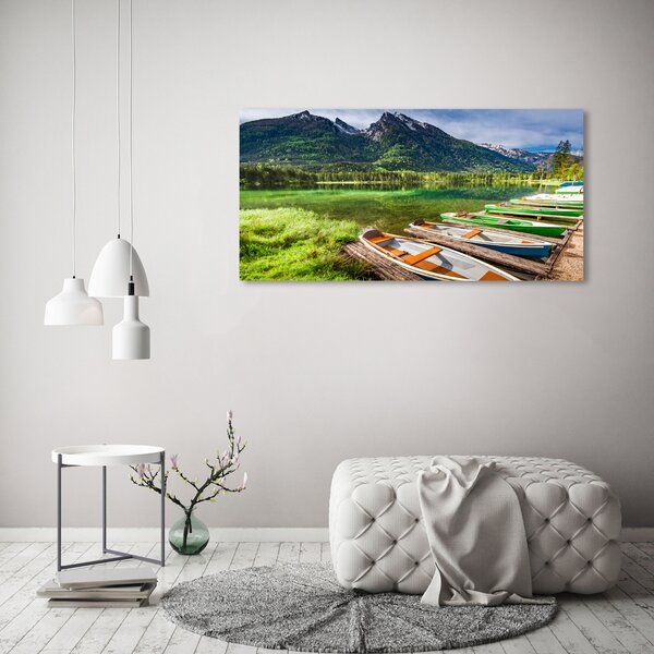 Tablou canvas Barci pe lac