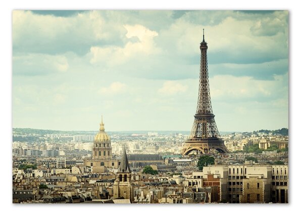 Tablou sticlă Turnul Eiffel din Paris