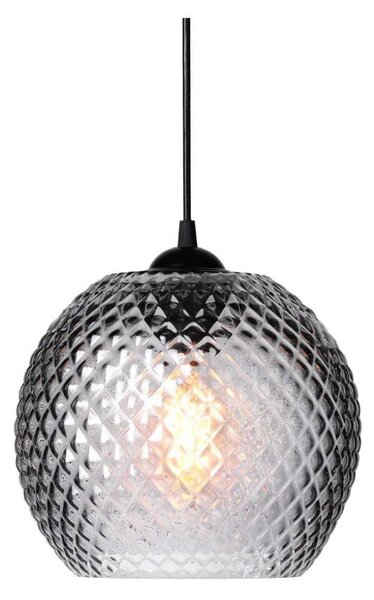 Halo Design 718443 - Lampă suspendată pe cablu NOBB, 1xE27/40W/230V, diametru 22 cm, gri fumuriu