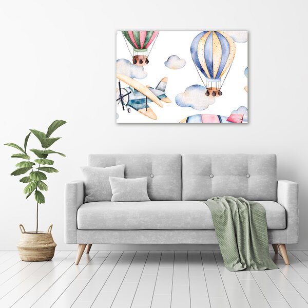 Tablou canvas Avioane și baloane