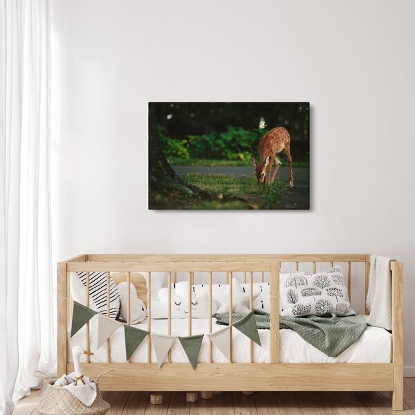 Tablou cu pui de cerb (90x60 cm)