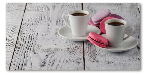 Tablou sticlă Cafea și prăjituri