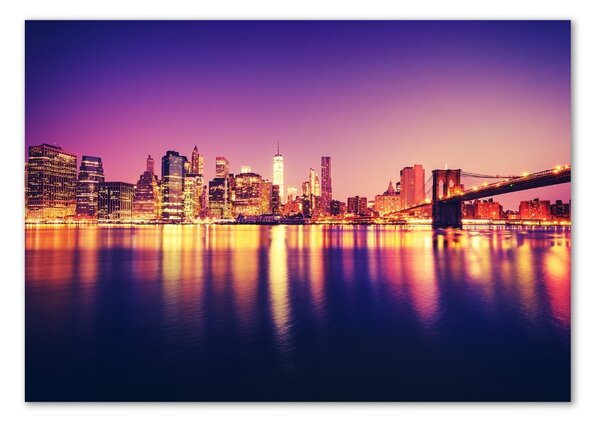 Tablou Printat Pe Sticlă Manhattan New York City