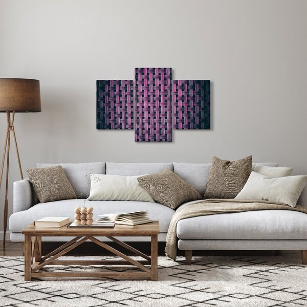 Tabloul textura în mov (90x60 cm)