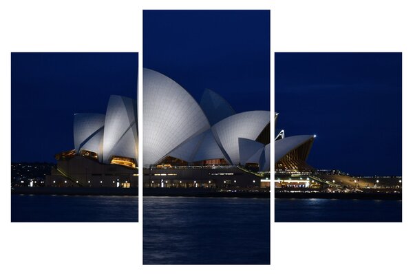 Tabloul Sydney nocturn (90x60 cm)