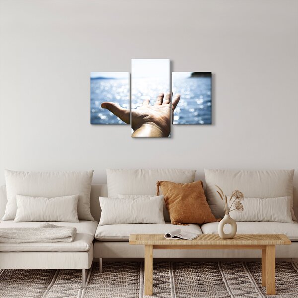 Tabloul cu palma deschisă (90x60 cm)