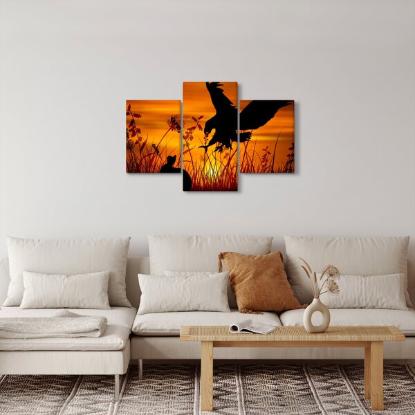 Tablou cu silueta prădătorului (90x60 cm)