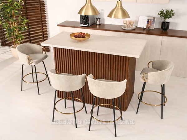 Scaun Carma H (crem + negru). Promo -14%. 1110655