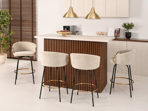 Scaun Carma H (crem + negru). Promo -14%. 1110655