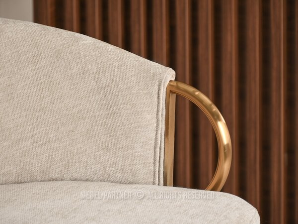 Scaun Carma H (crem + negru). Promo -14%. 1110655