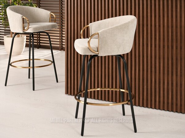 Scaun Carma H (crem + negru). Promo -14%. 1110655