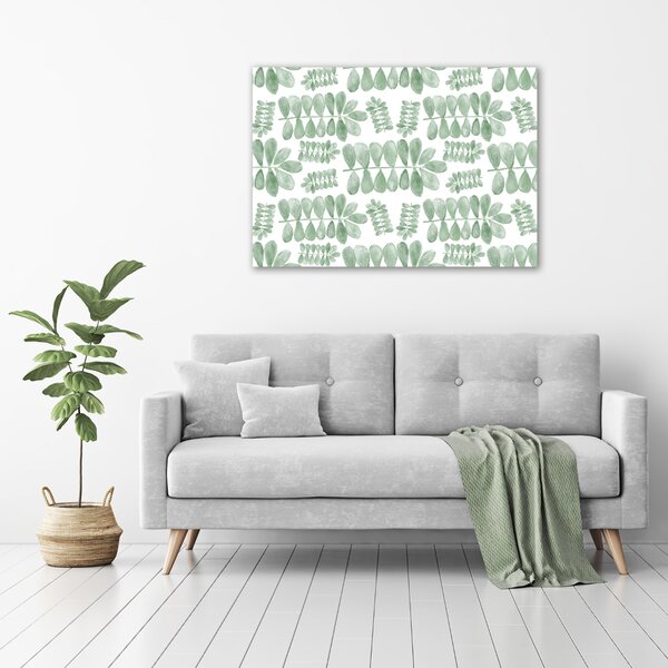 Tablou canvas Frunze verzi