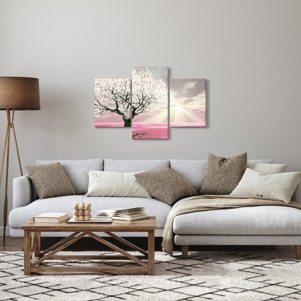 Tabloul copacului roz (90x60 cm)